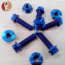 For Gr5 12 Point Titanium Flange Hex Cap Bolt